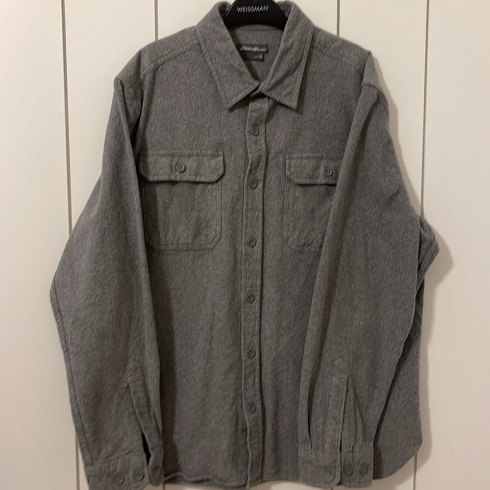 Eddie Bauer - Men’s Shacket. Large. Gray. Men’s jacket. - Picture 2 of 7